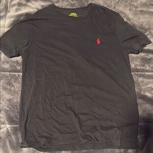 Polo by Ralph Lauren Black and Red Short Sleeve Tee